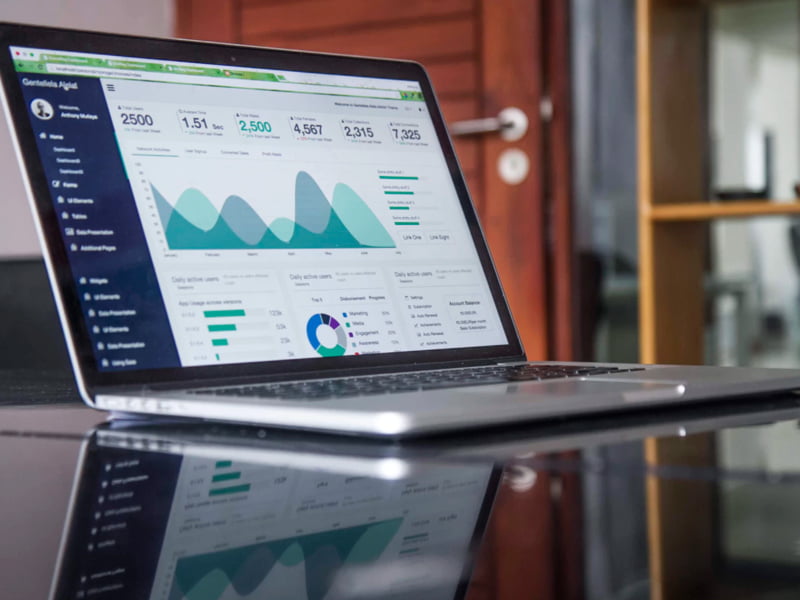 Brand Discovery - CMS Dashboard on Laptop Display