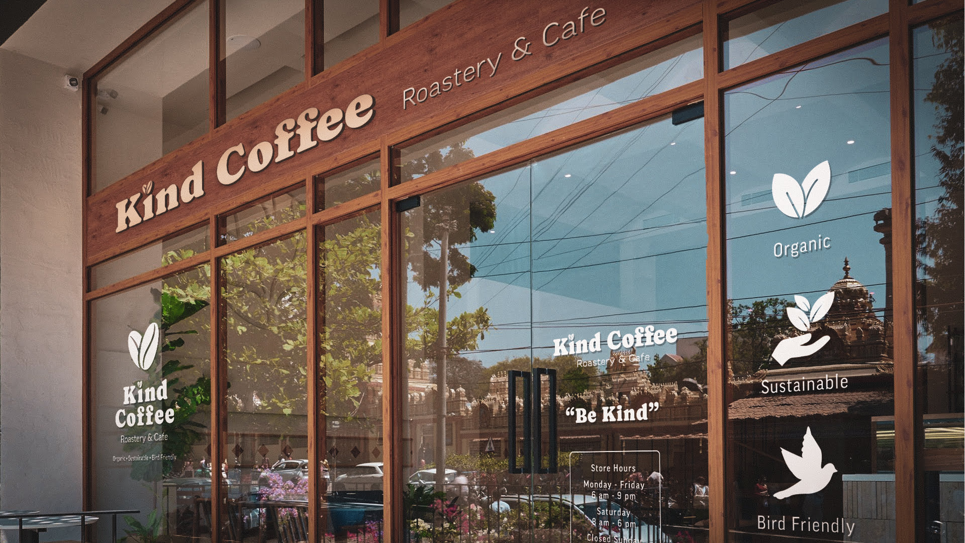 Kind-Store-Front-3 Kind Coffee - Brand Identity - Store Front