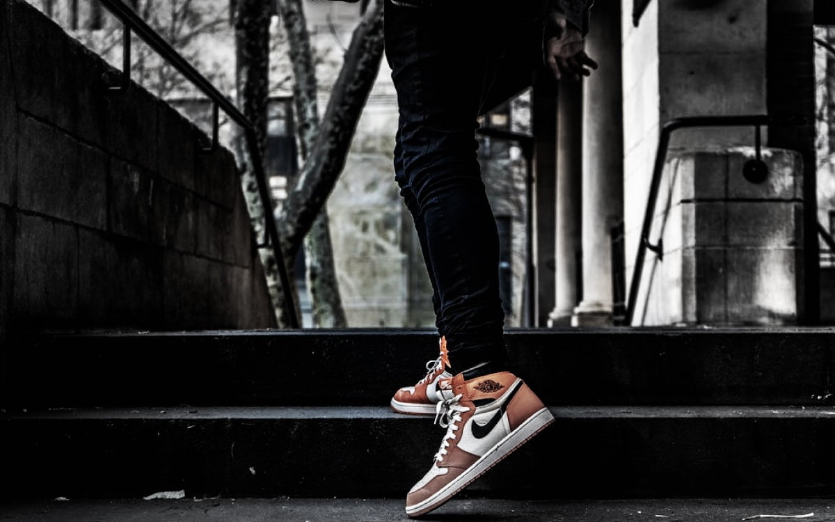 Why is Branding Important - Man wearing Nike Shoes on Stairs
